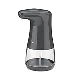 kela Desinfektionsspender Aurie Comfort, 360 ml, Ø 9 cm, ABS-Kunststoff, dunkelgrau, Zwei...