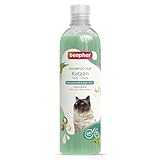 Beaphar Shampoo für Katzen, mit Macadamiaöl und Aloe Vera, pH-neutral, ohne Parabene, Vegan, 1er...
