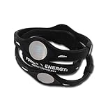 Power Energy Balance Band, Fitness-Armband aus Silikon mit holografischem Motiv, mit natürlichen...