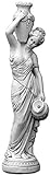 gartendekoparadies.de Große Massive Statue Maia (133 cm) Gartenfigur aus Steinguss frostfest