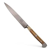 GÜDE Solingen - Spickmesser geschmiedet, 13 cm, Olivenholz, ALPHA OLIVE, Office Messer,...