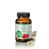 vitelly® Vitamin C Kapseln - Extra Hochdosiert - 60 vegane Kapseln - wichtig für den Kinderwunsch,...