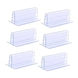 Operitacx 6 Stück Teiliges Sign Holder mit Zahnschlitz für Sichere Fixierung Vielseitig Einsetzbar...