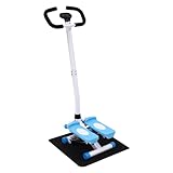 HOARLICN Stepper Für Zuhause, Für Zuhause Up-Down Swing Stepper Mit Power Ropes 150kg...