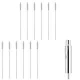 XMTECH 12er Set Gartenfackeln für Draußen aus Edelstahl 115 cm Öl 330 ml Ölfackeln Fackeln...