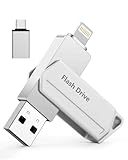USB Stick für iPhone 512GB MFi Zertifiziert 3 in 1 USB 3.0 Lightning External Memory Type C...