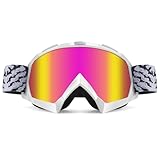 4-FQ Professionell Motocross Brille MtbBrille Dirt Bike ATV Goggles Crossbrille Sicherheit Tactical...