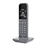 Gigaset CL390HX - Design DECT-Mobilteil mit Ladeschale - Fritzbox-kompatibel - Schnurloses Telefon...