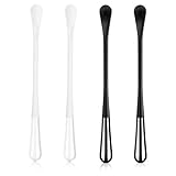 Oruola 4 Stück Mini Schneebesen für Tassen,22×1.8cm Multifunktion Rührbesen mit Minilöffel für...