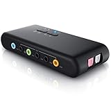 CSL - USB 7.1 Soundkarte extern 8-Kanal - Channel USB Soundbox - Dynamic 3D Surround Sound - für...