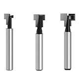 1PC 6mm 1/4 Schaft Schwarz Keyhole Bit T-Slot Cutter Router Bit Holzbearbeitung Fräser for Holz...