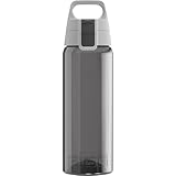 SIGG Total Color Anthracite Trinkflasche (0.6 L), schadstofffreie und auslaufsichere Trinkflasche,...