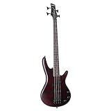 Ibanez GSRM20 GIO Series MiKro Short Scale Electric Bass Guitar - Walnut Flat Finish, 3/4
