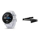 Garmin Forerunner 255 Music – GPS-Laufuhr mit individuellen Trainingsplänen & HRM-DUAL –...