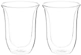 De'Longhi Gläser Set DLSC312, 2 doppelwandige Thermogläser mit Isolierfunktion für kalte und...