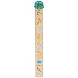 Bieco Holz Messlatte Kinder Zoo Skala 0,65-1,5m | Messlatte Kind Holz | Wand Holz Dekoration |...