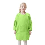 Generisch Kinder-Kunstkittelschürze mit Tasche für Kinder, Künstler-Malschürzen, Kittel mit...