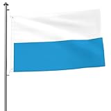 Bayerische Flagge, 5 x 7,6 cm, doppelseitig, strapazierfähig, dekorativ, für den Außenbereich,...