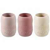 PandaEar 3 Pack Silikon Tassen für Baby 6-12 Monate| Offene kleine Tassen Kleinkind Sippy Tassen|...