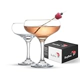 Cocktailgläser Set mit 2 Stück (9oz/270ml). Champagner Gläser Espresso Martini Gläser, Margarita...