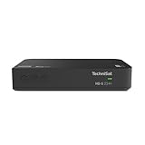 TechniSat HD-S 224+ - Kompakter HD-Satelliten Receiver mit HD+ Senderpaket für 6 Monate (DVB-S2,...