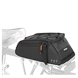 4 in1 Fahrrad Gepäckträgertasche, 10L Wasserdicht Reflektierend Bike Saddle Bag Multifunktionale...