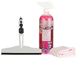 AQUA CLEAN PUR Sanitärreinigungs-Set, 750ml Kristallglanz Reiniger, Doppellippen-Abzieher 20cm,...