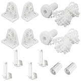 LAINIKE 2er Set Rollo Halterung 17mm Ohne Bohren - Ersatzteile & Klemmfix für Verdunkelungsrollo,...