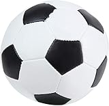 Lena 62177EC Soft-Fußball schwarz/weiß 13 cm - Softball Fußball aus Schaumstoff für langen...