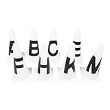 BCOATH 8 Stück Teiliges Fußball-trainingskegel Buchstabenmarkierung Wetterfeste Agility und...