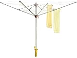 JUWEL Wäschespinne Comfort Plus 600 (für 5-6 Wäscheladungen, höhenverstellbar 140-175 cm, inkl....