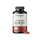 OnEnergy Krillöl 1200 mg – Omega-3, Cholin und Astaxanthin – 180 Kapseln – Öl aus...