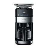Krups KM8328 Grind Aroma Kaffeemaschine mit Mahlwerk | 24-Stunden-Timer | 180 g Bohnenbehälter |...