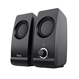 Trust Remo 2.0 PC Lautsprecher Boxen 16 W (8 W RMS), 3,5 mm Audioanschluss, Stromversorgung über...