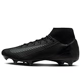 Nike Herren ZM Superfly 10 ACAD FG/MG Sneaker, Black Black Deep Jungle, 46 EU
