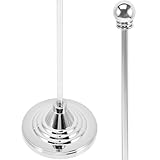 Housoutil Fahnenmast für Schreibtisch aus Robustem Metall mit Rundem Sockel Tragbarer Fahnenhalter...