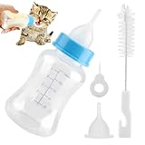 Fläschchen für Welpen, Stillfläschchen 150 ml mit Sauger für Tiere | Notwendiges Haustierfutter...