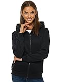 OZONEE Damen Kapuzenpullover Sweatjacke Sweatshirt Farbvarianten Kapuzenjacke Kapuzenpulli Langarm...