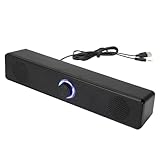 TV-Soundbar-Lautsprecher – TV-Soundbars | Kleine Soundbar | Schwarze Kabellose Heimkino- Mit...