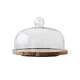 Käseplattenabdeckung aus Holz mit drehbaren 20,3 cm / 25,4 cm / 25,4 cm / 27,9 cm Kuchenständer...