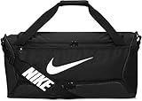 Nike, Brasilia 9.5, Durchschnittliche Trainingsbeutel, Schwarz/Schwarz/Weiß, 60Lt, Unisex...