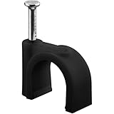 goobay 64684 Kabelschelle 100er Set / Kabelhalterung zur Kabel Befestigung bis zu 12mm Durchmesser /...