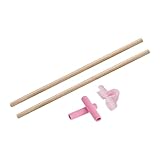 APLVFFZH 2 Stück Yogastab Als Korrekturstab Übungsstab Rückenstrecker Und Pilatesstab EIN...