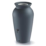 YourCasa Regentonne 120-230 Liter [DropCatcher] mit Filterkorb & Wasserhahn - Regenfass Frostsicher...