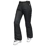 Trespass Damen Lohan wasserdichte Skihose Mit Seitenbelüftung, Black, XL