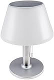 Chilitec Solar Tischlampe mit Schalter Led Solarlampe Dimmbar IP44 Akku kabellose Tischleuchte Ein /...