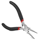 Small Wire Cutters for Crafts, Round Nose Pliers, Jewelry Making Tools Bead Pliers Tools for Jewelry...