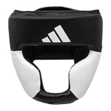 adidas Response Standard Head Guard Kopfschoner, Schwarz/Weiß, S