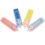 SEWACC 4 Stück Einziehbarer Radiergummi Bleistift-Radiergummi Gummi-Radiergummi Spurlose...