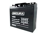 SECURA Gel Batterie 12Volt 20AH verstärkt Rasentraktor kompatibel mit Castelgarden